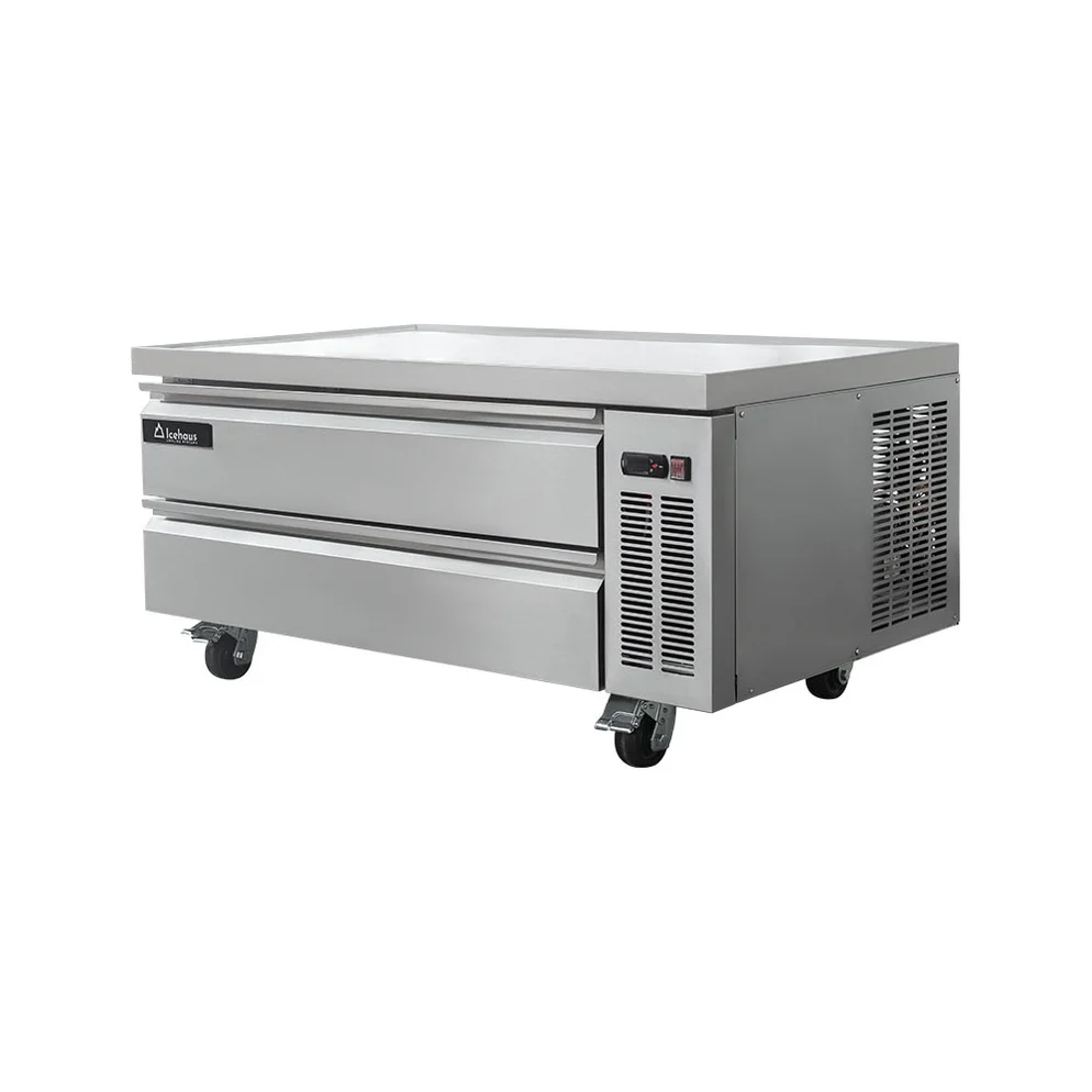 Base refrigerada para chef Icehaus BRM-2C-SS-02 de 2 cajones en acero inoxidable