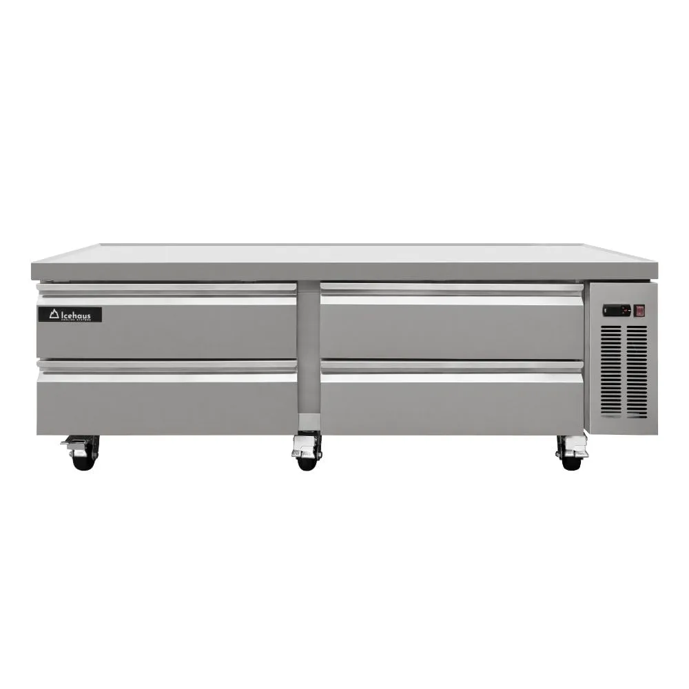 Base Refrigerada para Chef Icehaus BRM-4C-SS-01 | 4 Cajones en Acero Inoxidable - Imagen 2
