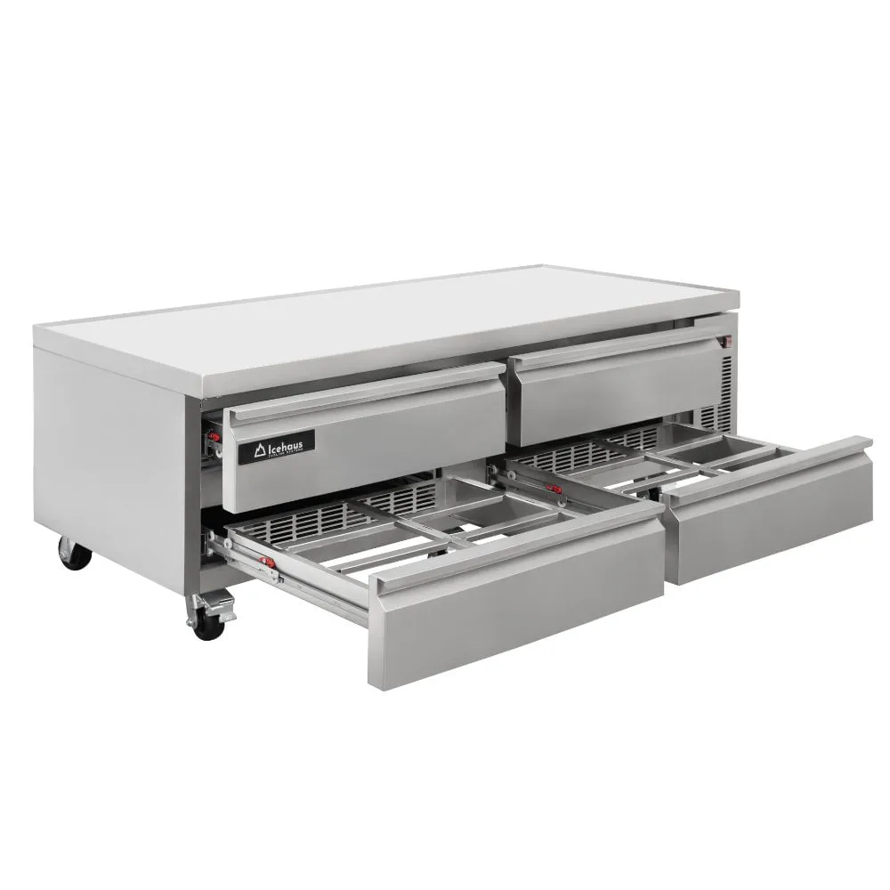 Base Refrigerada para Chef Icehaus BRM-4C-SS-01 | 4 Cajones en Acero Inoxidable - Imagen 3