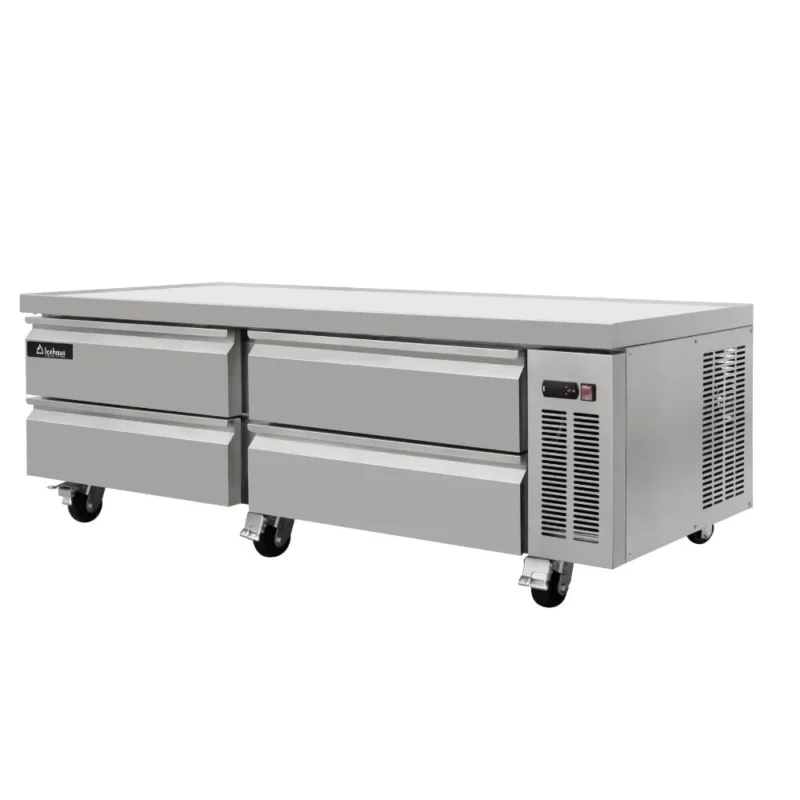 Base Refrigerada para Chef Icehaus BRM-4C-SS-01 | 4 Cajones en Acero Inoxidable
