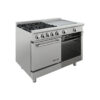 Estufa múltiple industrial DRAGO con 4 parrillas, horno, plancha y gratinador modelo GES-042-000 en Ikonix