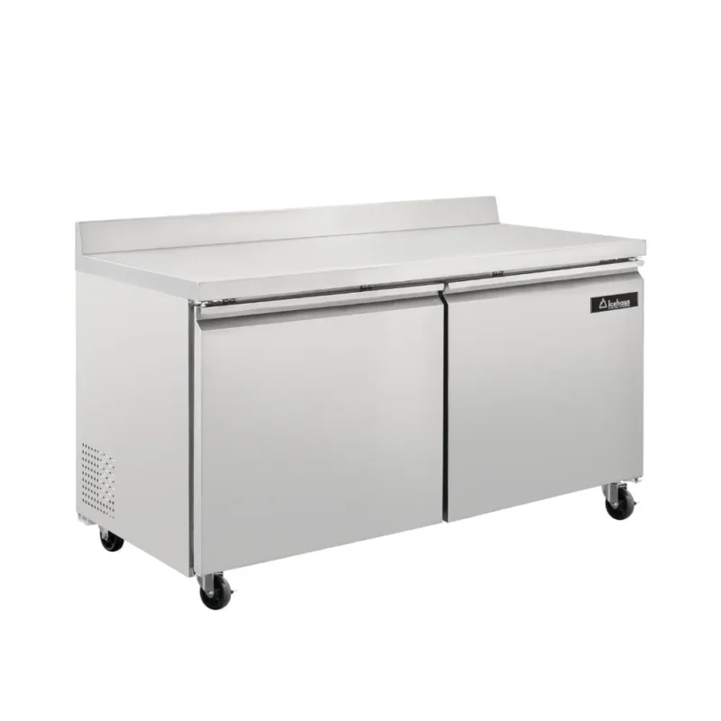 Mesa de Trabajo Refrigerada 2 Puertas DRAGO MTR-2P-SS-02 en A.Inox