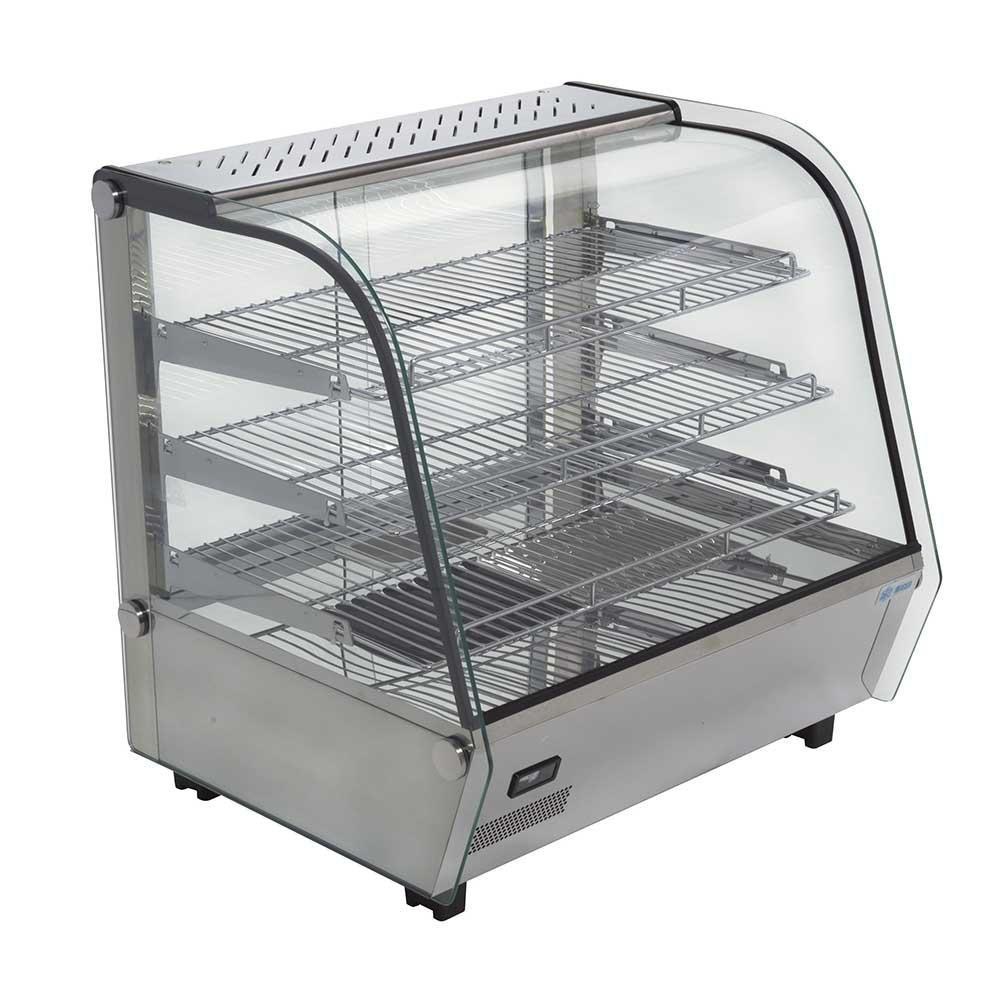 Vitrina Caliente RTR-120L MIGSA Sobre Mostrador 1100 W A.inox
