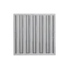 Juego de tres filtros de grasa tipo laberinto en acero inoxidable marca Drago modelo KIT-FILTERS-6 para campana comercial