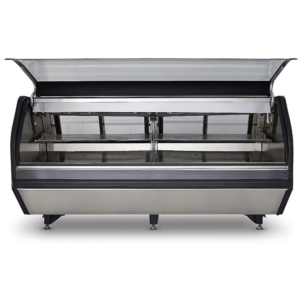 Vitrina Carnicera Tramo Exhibidor Vidrio Abatible TEC250LIFTL INOX PREM Torrey - Imagen 2