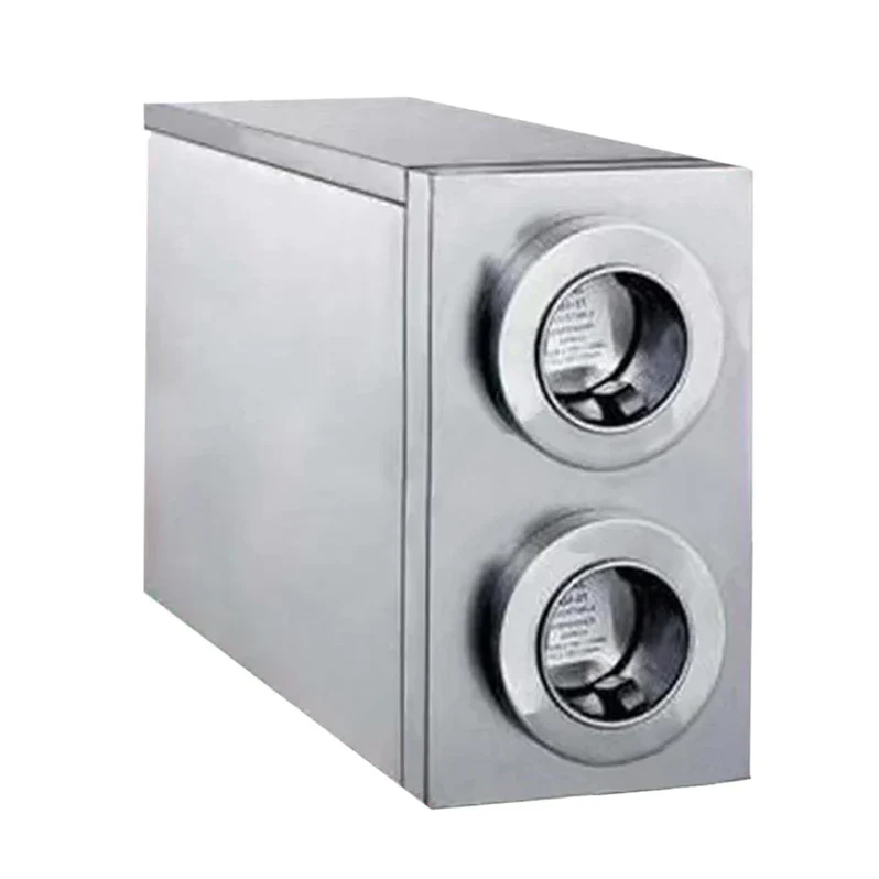 HCW-2 Despachador Vasos 2 Secciones en A.Inox MIGSA