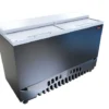 Enfriador horizontal botellero comercial Torrey THC18-E2 color negro de 18 pies cúbicos