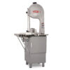 Sierra carnicera Torrey ST-295PE con mesa desmontable y cabezal de aluminio para uso industrial.
