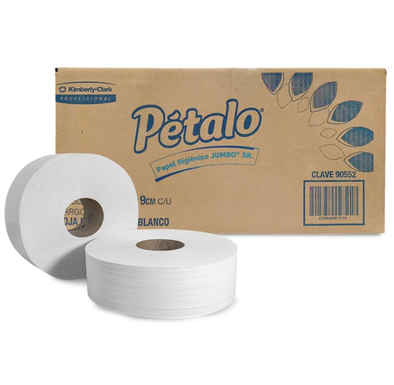 Papel Higiénico Jumbo Sr. Pétalo 500m (Caja con 6 rollos) | IKONIX