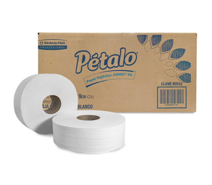 Papel Higiénico Jumbo Sr. Pétalo 500m (Caja con 6 rollos) | IKONIX