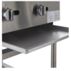 Asador a gas comercial de sobremesa Torrey modelo ASA-600G en acero inoxidable con rejillas de hierro vaciado