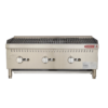 Asador a gas industrial de sobremesa Torrey modelo ASA-900G en acero inoxidable con 3 quemadores en U