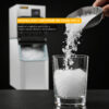 Fábrica de hielo frappé granular Rhino FAHIEL-250F de 250 kg en acero inoxidable para pescaderías y coctelería