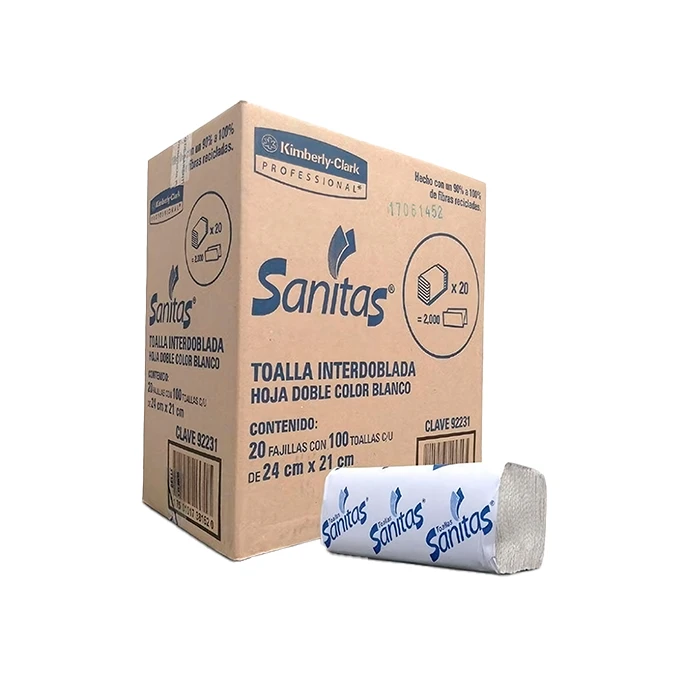 Toallas de Manos Interdobladas Sanitas® Kimberly-Clark | IKONIX