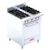 Estufa Coriat EC-4-HM Piso Máster con horno mediano y 4 quemadores