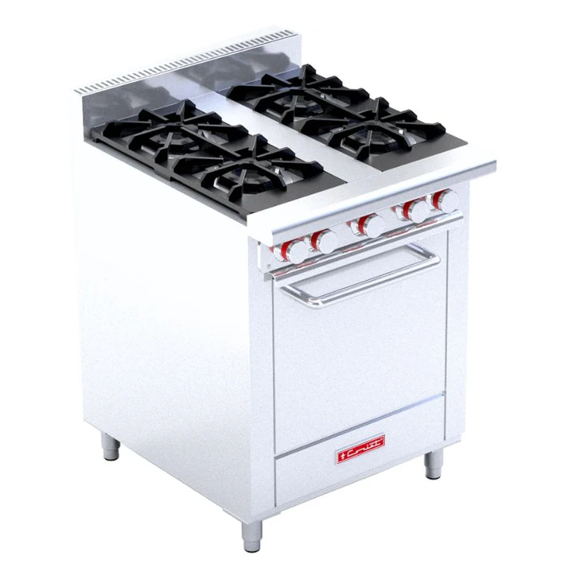 Estufa Coriat EC-4-HM Piso Máster con horno mediano y 4 quemadores