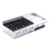 Estufa Coriat EC-6-Grill Mesa Master con plancha gratinador y 6 quemadores
