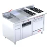 Estufa Coriat Multichef Piso Máster con horno freidora plancha y quemadores
