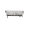 Campana extractora industrial backshelf de acero inoxidable marca Drago modelo MC-06-00 de seis pies