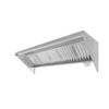 Campana extractora industrial backshelf de acero inoxidable marca Drago modelo MC-08-00 de ocho pies