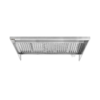 Campana extractora industrial backshelf de acero inoxidable marca Drago modelo MC-08-00 de ocho pies