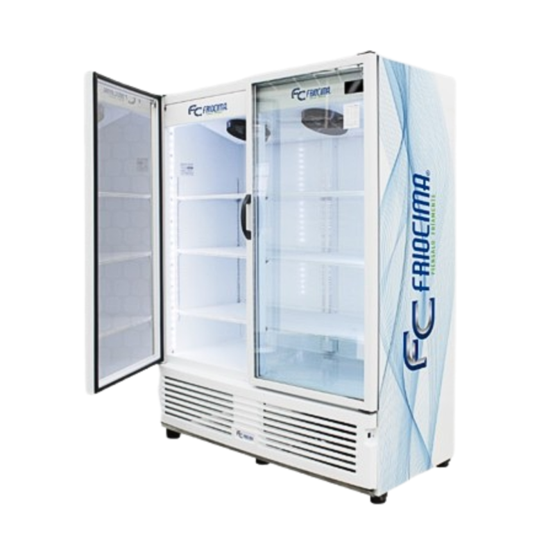 Enfriador Vertical Friocima FCV-802 1019 L con Puertas de Cristal