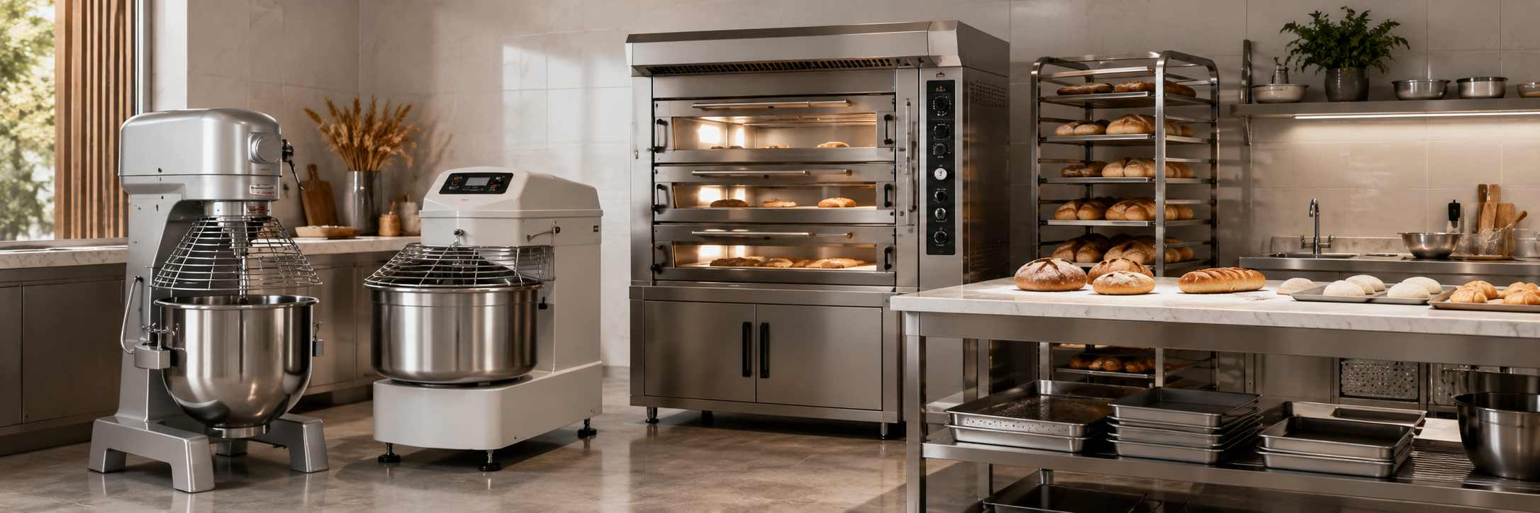 Equipo para panadería y pastelería profesional