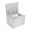 Campana extractora industrial backshelf de acero inoxidable marca Drago modelo MC-04-00 de cuatro pies