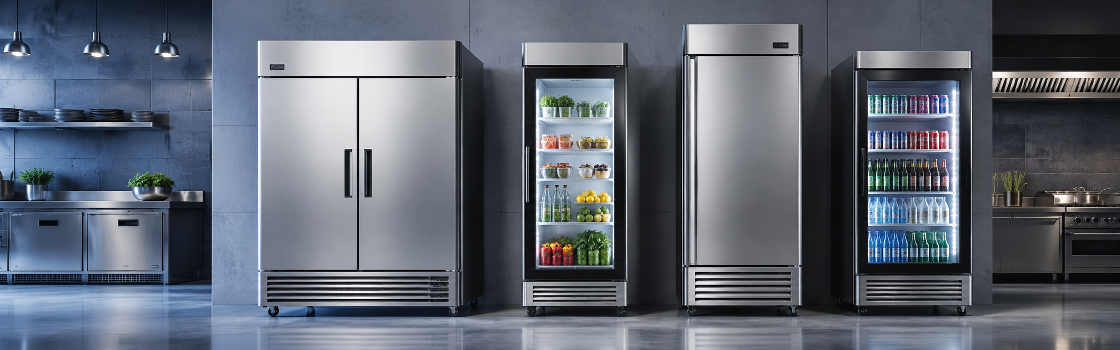 Refrigeradores comerciales e industriales para restaurantes y negocios de alimentos