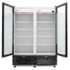 Refrigerador vertical Torrey TVC26 de 2 puertas para bebidas y alimentos