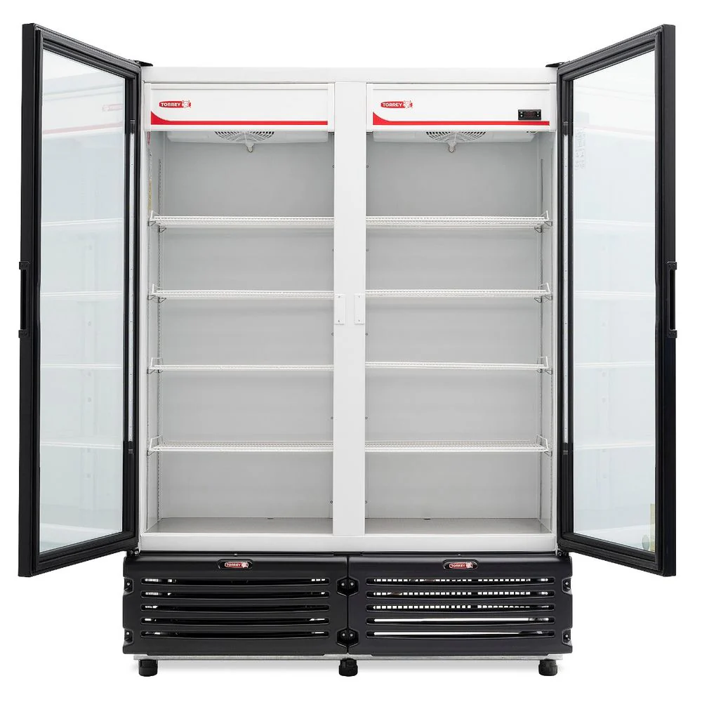 Refrigerador vertical Torrey TVC26 de 2 puertas para bebidas y alimentos
