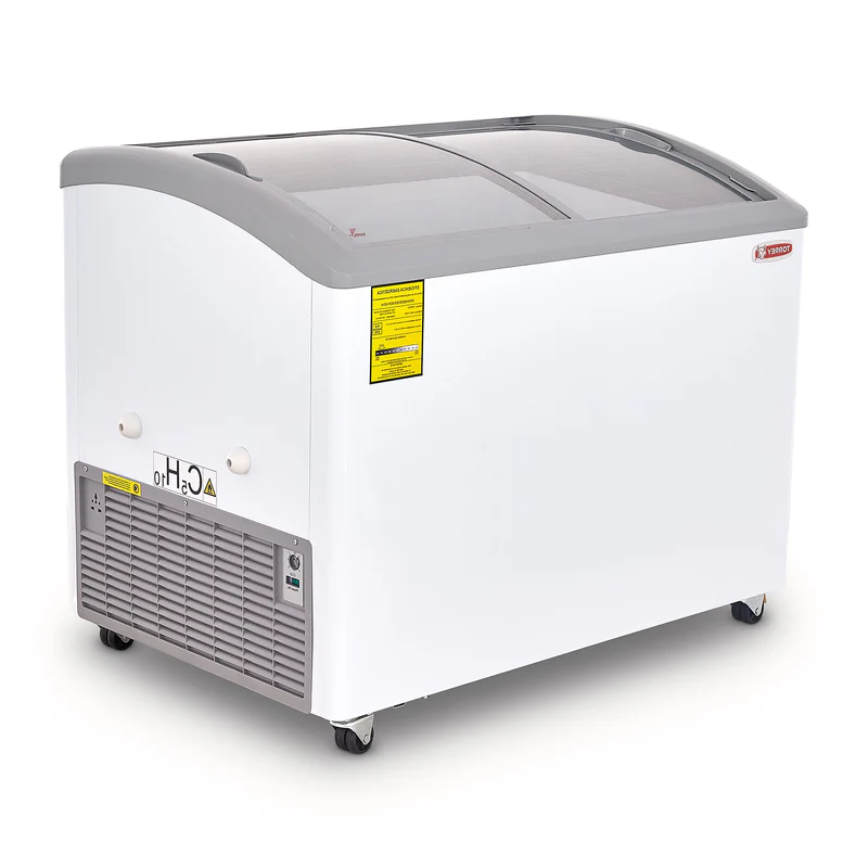 Congelador horizontal Torrey CHC-110CR con tapa de cristal para helados y congelados