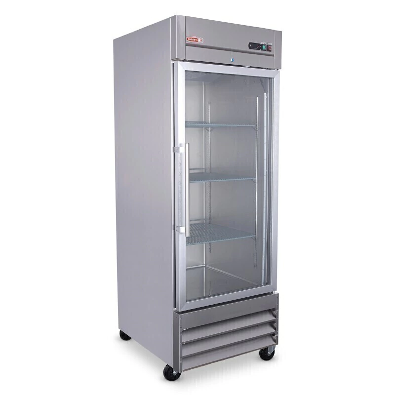 Refrigerador reach in Torrey RVCA-23UI CSRVCA23009 de 408 litros con puerta de cristal