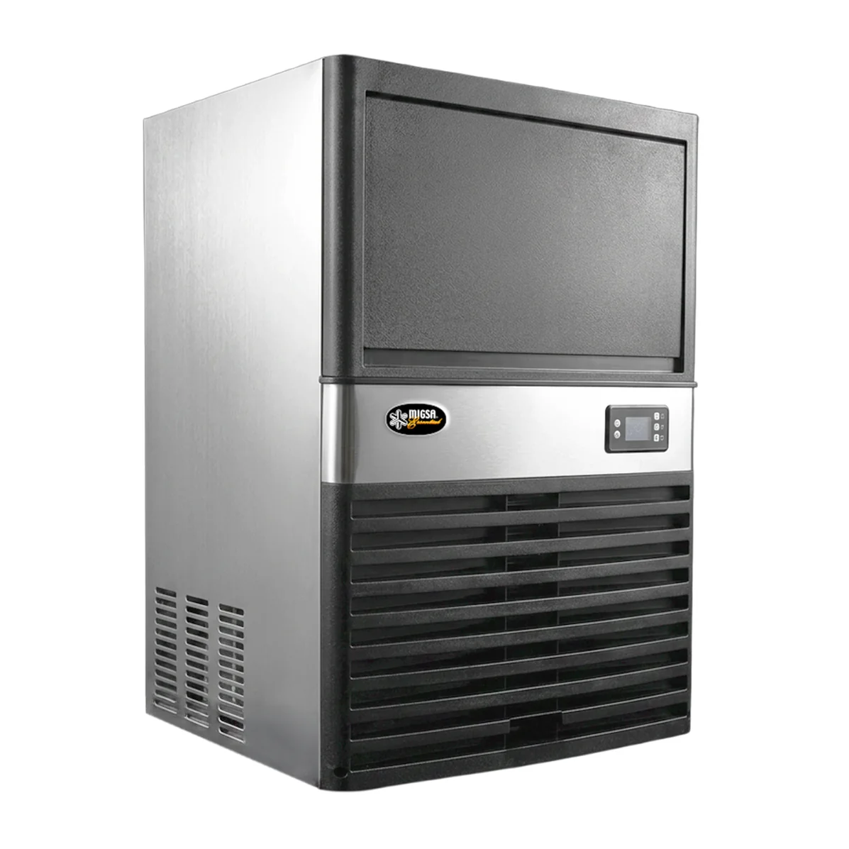 Máquina fabricadora de hielo comercial Migsa FHME-55C de 55 kg diarios en acero inoxidable