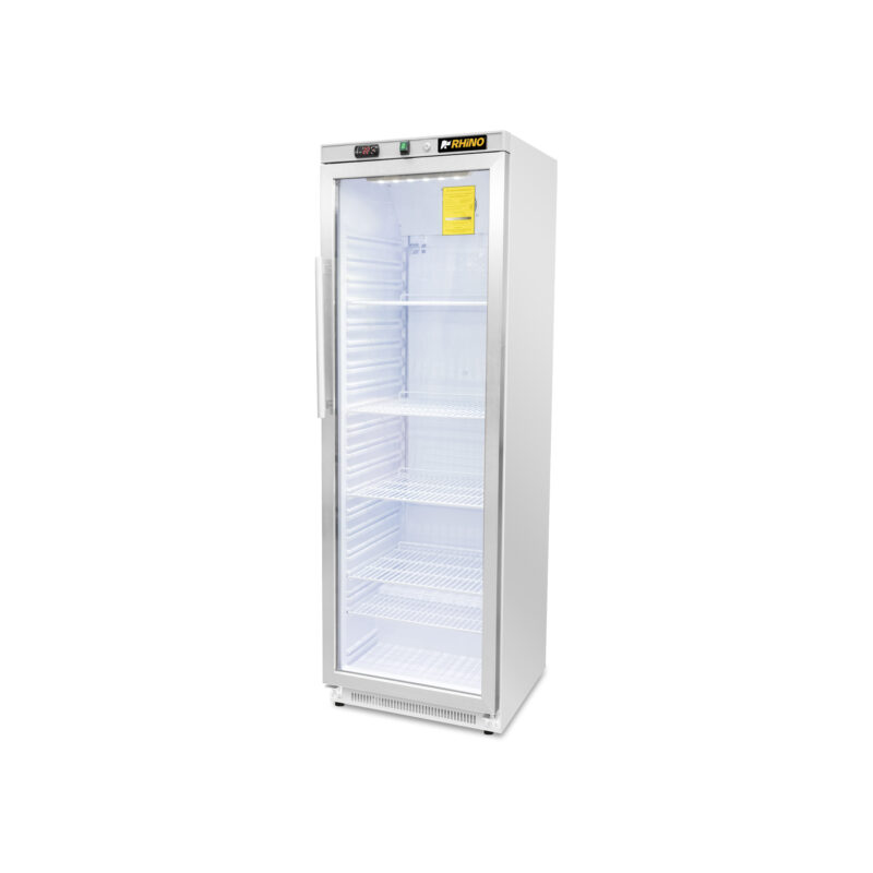 Refrigerador vertical puerta de cristal Rhino REVEAB-13C