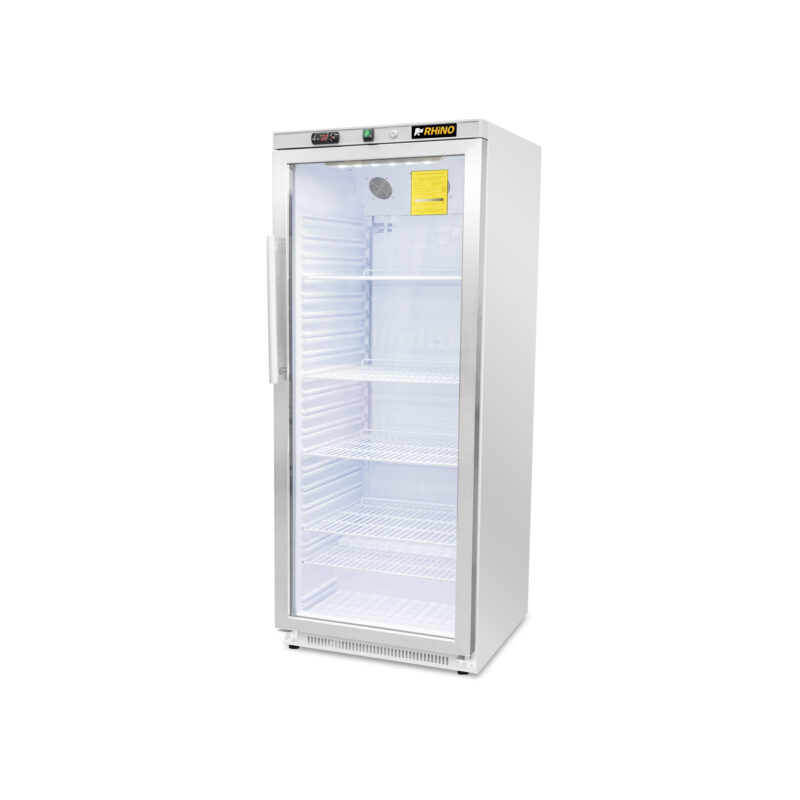 Refrigerador vertical puerta de cristal Rhino REVEAB-19C