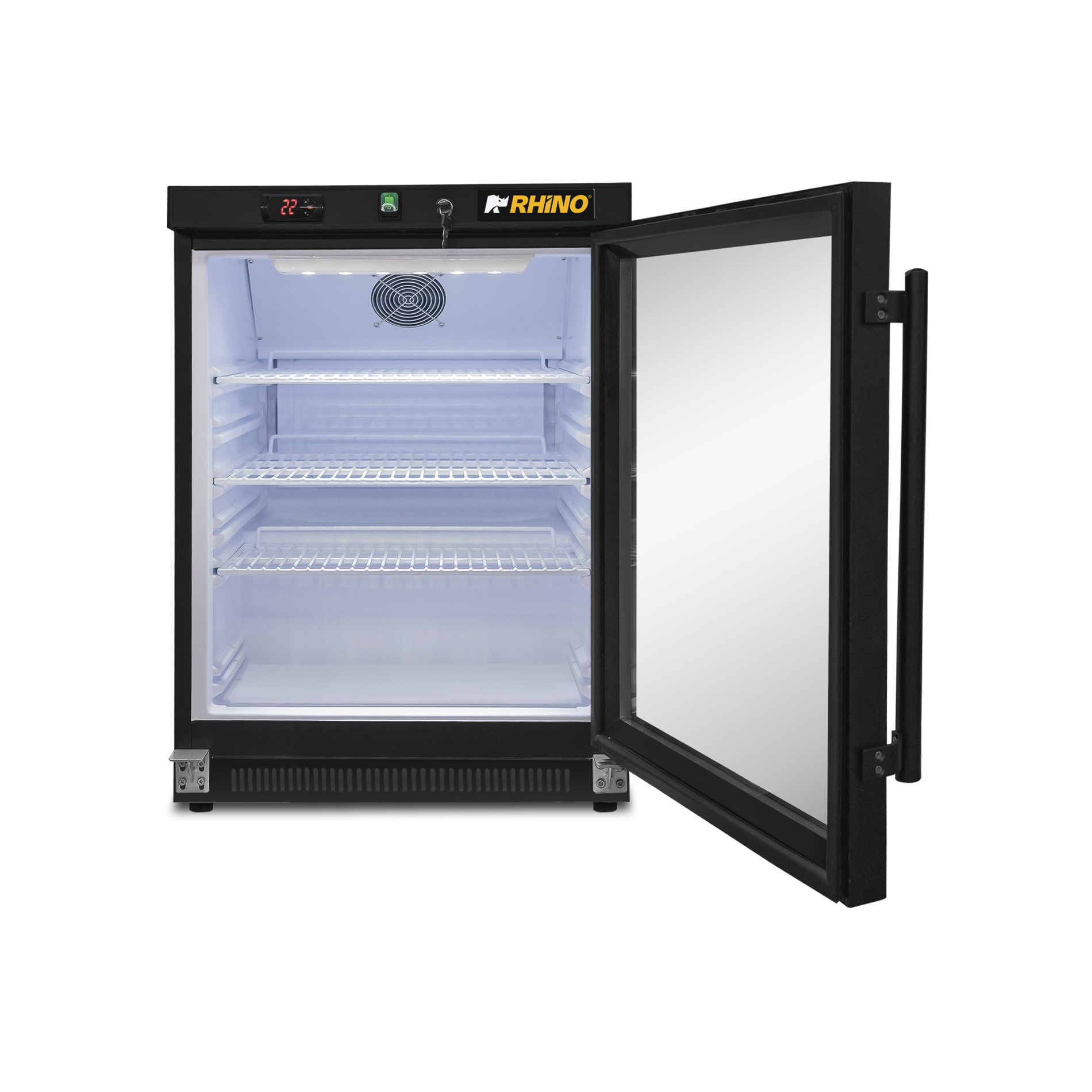 Refrigerador Vertical Puerta de Cristal Compacto 94.5 L REVEAB-4C - Imagen 3