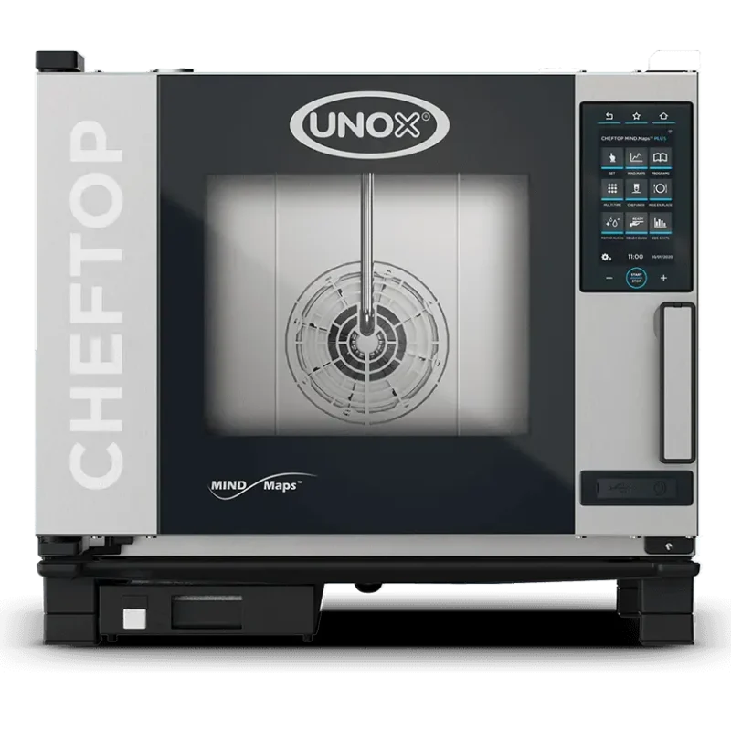 Horno mixto inteligente eléctrico Unox CHEFTOP MIND.Maps PLUS XEVC-0511-EPRM para 5 bandejas GN 1/1