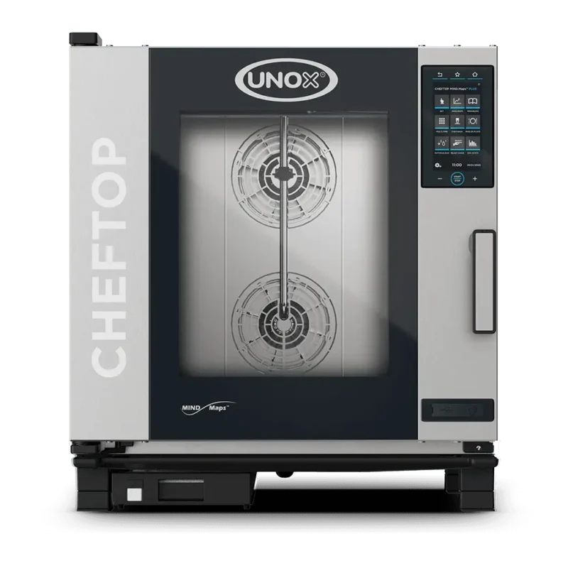 Horno mixto inteligente eléctrico Unox CHEFTOP MIND.Maps PLUS XEVC-0711-EPRM para 7 bandejas GN 1/1