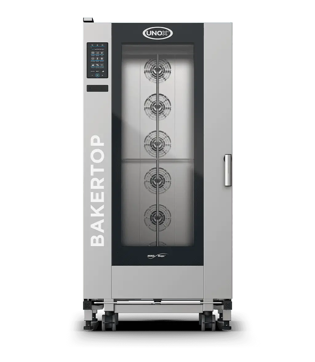 Horno inteligente eléctrico para carro Unox BAKERTOP BIG PLUS XEBL-16FS-DPRS-AL de 16 charolas