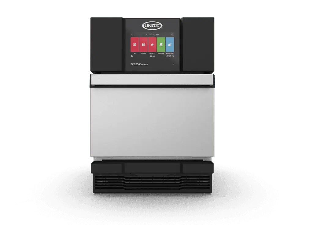 Horno profesional de convección y cocción acelerada Unox SPEED.COMPACT ECO XEMA-01NS-MCDS-AL