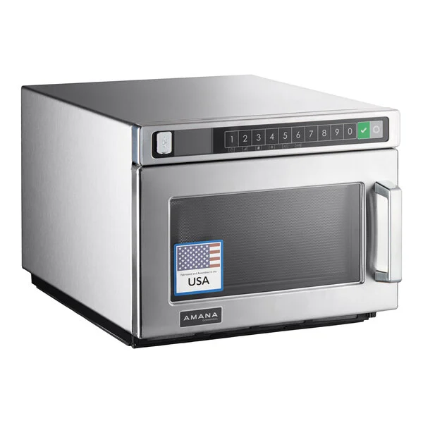 Microondas comercial Amana HDC12A2 de 1200W en acero inoxidable