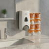 Jabón espuma para manos mandarina enhu-Soap con dispensador de pared